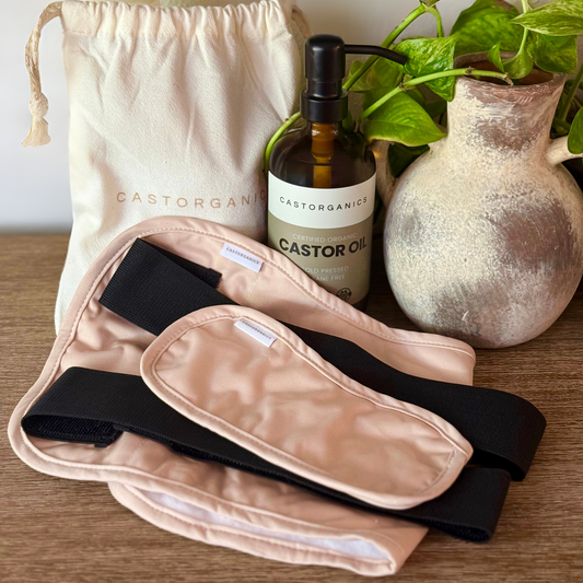 Organic Cotton Castor Oil Packs (Belly & Neck Pad)